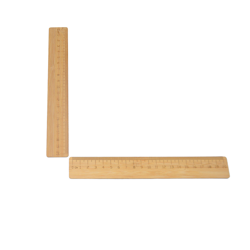 4/6/8/12 Inch Bamboo Ruler For Students Drawing Bamboo
